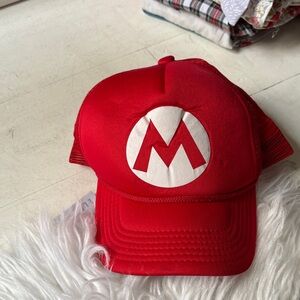 Red Cap with M Logo